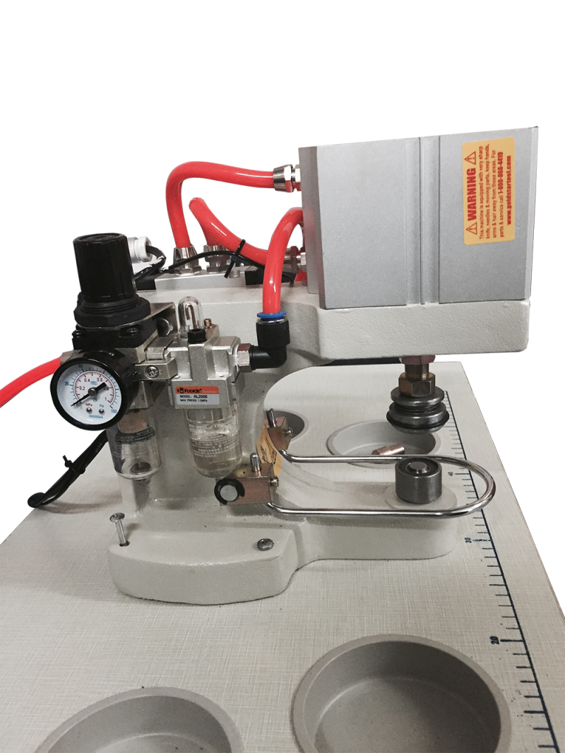 New Tech Pneumatic Press for Grommets, Snaps, Buttons & Rivets w/Laser